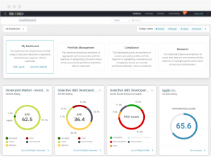 DataDesk Dashboard sample interface