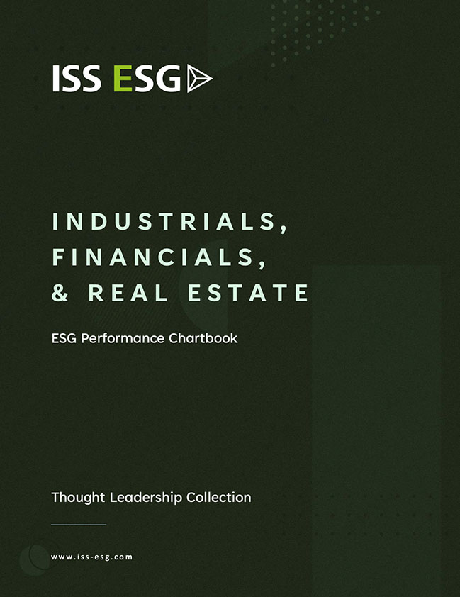 ESG Performance Chartbook: Industrials, Financials, & Real Estate