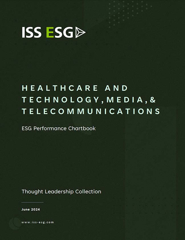 ESG Performance Chartbook: Healthcare and Technology, Media, & Telecommunications